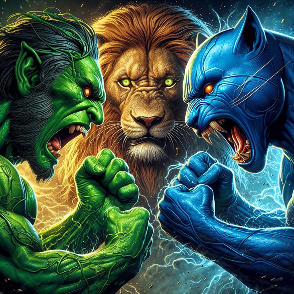 Lions and Panthers & Green Men! Oh My!